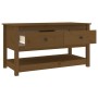 Mesa de centro madera maciza de pino marrón miel 102x49x55 cm de vidaXL, Mesas de centro - Ref: Foro24-820924, Precio: 100,84...