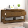 Mesa de centro madera maciza de pino marrón miel 102x49x55 cm de vidaXL, Mesas de centro - Ref: Foro24-820924, Precio: 100,84...