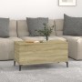 Mesa de centro madera contrachapada roble Sonoma 90x44,5x45 cm de vidaXL, Mesas de centro - Ref: Foro24-819591, Precio: 68,03...