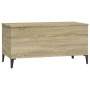 Mesa de centro madera contrachapada roble Sonoma 90x44,5x45 cm de vidaXL, Mesas de centro - Ref: Foro24-819591, Precio: 68,03...