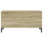 Mesa de centro madera contrachapada roble Sonoma 90x44,5x45 cm de vidaXL, Mesas de centro - Ref: Foro24-819591, Precio: 68,03...