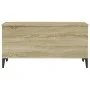 Mesa de centro madera contrachapada roble Sonoma 90x44,5x45 cm de vidaXL, Mesas de centro - Ref: Foro24-819591, Precio: 67,48...