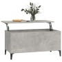 Mesa de centro madera contrachapada gris hormigón 90x44,5x45 cm de vidaXL, Mesas de centro - Ref: Foro24-819592, Precio: 70,9...