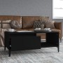 Mesa de centro madera contrachapada negro 90x50x36,5 cm de vidaXL, Mesas de centro - Ref: Foro24-821053, Precio: 57,87 €, Des...