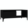 Mesa de centro madera contrachapada negro 90x50x36,5 cm de vidaXL, Mesas de centro - Ref: Foro24-821053, Precio: 57,87 €, Des...
