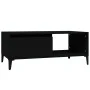 Mesa de centro madera contrachapada negro 90x50x36,5 cm de vidaXL, Mesas de centro - Ref: Foro24-821053, Precio: 57,35 €, Des...
