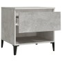 Mesas auxiliares 2 uds contrachapada gris hormigón 50x46x50 cm de vidaXL, Mesas auxiliares - Ref: Foro24-819557, Precio: 89,2...