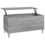 Mesa de centro madera contrachapada gris Sonoma 90x44,5x45 cm de vidaXL, Mesas de centro - Ref: Foro24-819586, Precio: 66,07 ...