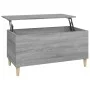 Mesa de centro madera contrachapada gris Sonoma 90x44,5x45 cm de vidaXL, Mesas de centro - Ref: Foro24-819586, Precio: 65,26 ...