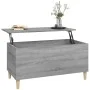 Mesa de centro madera contrachapada gris Sonoma 90x44,5x45 cm de vidaXL, Mesas de centro - Ref: Foro24-819586, Precio: 65,26 ...