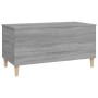 Mesa de centro madera contrachapada gris Sonoma 90x44,5x45 cm de vidaXL, Mesas de centro - Ref: Foro24-819586, Precio: 66,07 ...