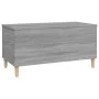 Mesa de centro madera contrachapada gris Sonoma 90x44,5x45 cm de vidaXL, Mesas de centro - Ref: Foro24-819586, Precio: 65,26 ...