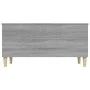Mesa de centro madera contrachapada gris Sonoma 90x44,5x45 cm de vidaXL, Mesas de centro - Ref: Foro24-819586, Precio: 65,26 ...