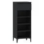 Mueble zapatero madera contrachapada negro 40x36x105 cm de vidaXL, Zapateros y organizadores de calzado - Ref: Foro24-819781,...