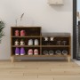 Mueble zapatero madera contrachapada roble ahumado 102x36x60 cm de vidaXL, Zapateros y organizadores de calzado - Ref: Foro24...