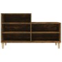 Mueble zapatero madera contrachapada roble ahumado 102x36x60 cm de vidaXL, Zapateros y organizadores de calzado - Ref: Foro24...
