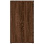 Aparador de madera contrachapada marrón roble 100x33x59,5 cm de vidaXL, Aparadores - Ref: Foro24-821003, Precio: 106,00 €, De...