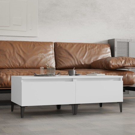 Mesas auxiliares 2 uds madera contrachapada blanco 50x46x35 cm de vidaXL, Mesas auxiliares - Ref: Foro24-819517, Precio: 59,6...