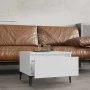 Mesas auxiliares 2 uds madera contrachapada blanco 50x46x35 cm de vidaXL, Mesas auxiliares - Ref: Foro24-819517, Precio: 59,1...