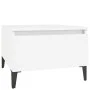 Mesas auxiliares 2 uds madera contrachapada blanco 50x46x35 cm de vidaXL, Mesas auxiliares - Ref: Foro24-819517, Precio: 59,1...
