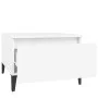Mesas auxiliares 2 uds madera contrachapada blanco 50x46x35 cm de vidaXL, Mesas auxiliares - Ref: Foro24-819517, Precio: 59,1...