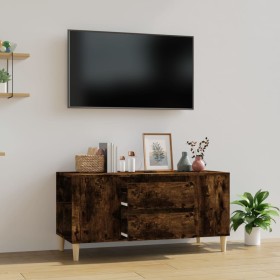 Mueble de TV madera contrachapada roble ahumado 102x44,5x50 cm de vidaXL, Muebles TV - Ref: Foro24-819601, Precio: 70,75 €, D...