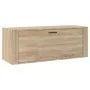 Mueble zapatero pared contrachapada roble Sonoma 100x35x38 cm de vidaXL, Zapateros y organizadores de calzado - Ref: Foro24-8...