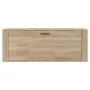 Mueble zapatero pared contrachapada roble Sonoma 100x35x38 cm de vidaXL, Zapateros y organizadores de calzado - Ref: Foro24-8...