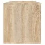 Mueble zapatero pared contrachapada roble Sonoma 100x35x38 cm de vidaXL, Zapateros y organizadores de calzado - Ref: Foro24-8...