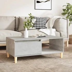 Mesa de centro madera contrachapada gris hormigón 90x50x36,5 cm de vidaXL, Mesas de centro - Ref: Foro24-821048, Precio: 65,9...