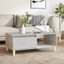Mesa de centro madera contrachapada gris hormigón 90x50x36,5 cm de vidaXL, Mesas de centro - Ref: Foro24-821048, Precio: 66,1...