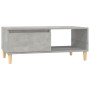 Mesa de centro madera contrachapada gris hormigón 90x50x36,5 cm de vidaXL, Mesas de centro - Ref: Foro24-821048, Precio: 66,1...