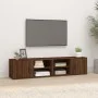 Mueble TV 2 uds madera contrachapada roble marrón 80x31,5x36cm de vidaXL, Muebles TV - Ref: Foro24-819451, Precio: 79,03 €, D...