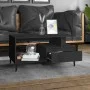 Black plywood coffee table 90x49x45 cm by vidaXL, Coffee table - Ref: Foro24-819621, Price: 92,11 €, Discount: %