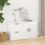 Aparador madera contrachapada blanco brillante 100x33x59,5 cm de vidaXL, Aparadores - Ref: Foro24-820998, Precio: 105,27 €, D...