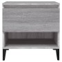 Mesa auxiliar de madera contrachapada gris Sonoma 50x46x50 cm de vidaXL, Mesas auxiliares - Ref: Foro24-819560, Precio: 47,42...