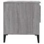 Mesa auxiliar de madera contrachapada gris Sonoma 50x46x50 cm de vidaXL, Mesas auxiliares - Ref: Foro24-819560, Precio: 47,42...