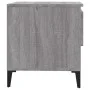 Mesa auxiliar de madera contrachapada gris Sonoma 50x46x50 cm de vidaXL, Mesas auxiliares - Ref: Foro24-819560, Precio: 46,92...