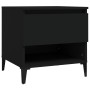 Mesa auxiliar madera contrachapada negro 50x46x50 cm de vidaXL, Mesas auxiliares - Ref: Foro24-819550, Precio: 55,01 €, Descu...