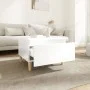 Mesas auxiliares 2 uds contrachapada blanco brillo 50x46x35 cm de vidaXL, Mesas auxiliares - Ref: Foro24-819505, Precio: 51,9...