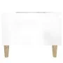 Mesas auxiliares 2 uds contrachapada blanco brillo 50x46x35 cm de vidaXL, Mesas auxiliares - Ref: Foro24-819505, Precio: 51,9...