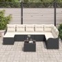 Conjunto de sofá de jardín 9 pcs Negro ratán sintético en Sofás de exterior | Comprar online en Foru.es