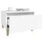 Mesas auxiliares 2 uds madera contrachapada blanco 50x46x35 cm de vidaXL, Mesas auxiliares - Ref: Foro24-819501, Precio: 49,2...