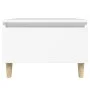 Mesas auxiliares 2 uds madera contrachapada blanco 50x46x35 cm de vidaXL, Mesas auxiliares - Ref: Foro24-819501, Precio: 49,2...