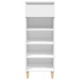 Mueble zapatero madera contrachapada blanco 40x36x105 cm de vidaXL, Zapateros y organizadores de calzado - Ref: Foro24-819772...