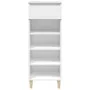 Mueble zapatero madera contrachapada blanco 40x36x105 cm de vidaXL, Zapateros y organizadores de calzado - Ref: Foro24-819772...
