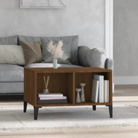 Oak brown plywood coffee table 60x50x36.5 cm by vidaXL, Coffee table - Ref: Foro24-821043, Price: 32,80 €, Discount: %