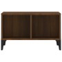 Mesa de centro madera contrachapada marrón roble 60x50x36,5 cm de vidaXL, Mesas de centro - Ref: Foro24-821043, Precio: 32,80...