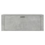 Mueble zapatero pared contrachapada gris hormigón 100x35x38 cm de vidaXL, Zapateros y organizadores de calzado - Ref: Foro24-...