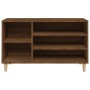 Mueble zapatero madera contrachapada roble marrón 102x36x60 cm de vidaXL, Zapateros y organizadores de calzado - Ref: Foro24-...